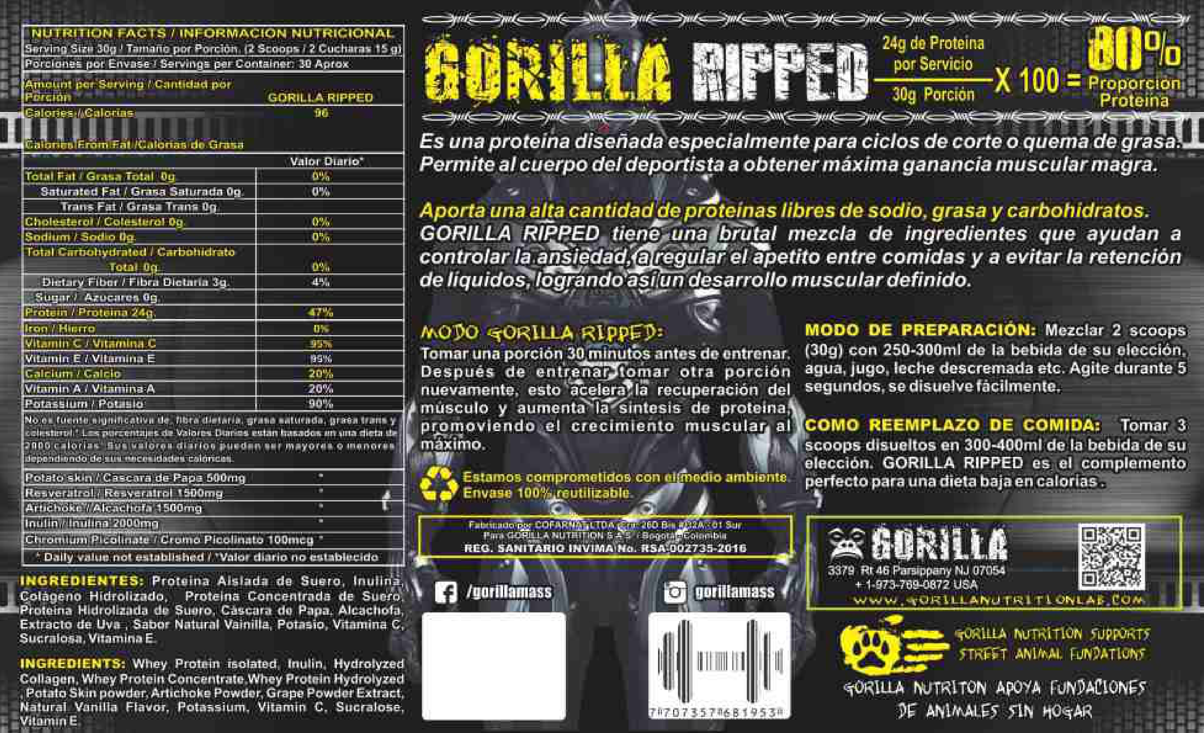 RIPPED GORILLA - Vista 1